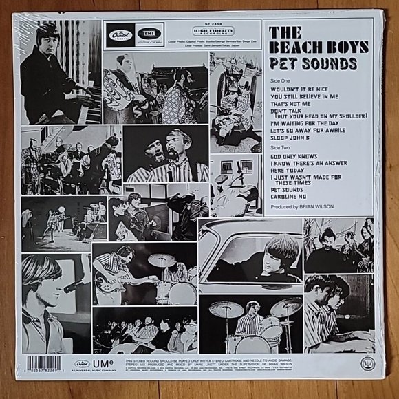 The Beach Boys Pet Sounds LP ~ Numb/Ltd Ed Colored Vinyl ~ New/Sealed! - Picture 3 of 3